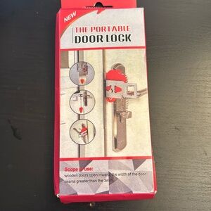Portable door lock